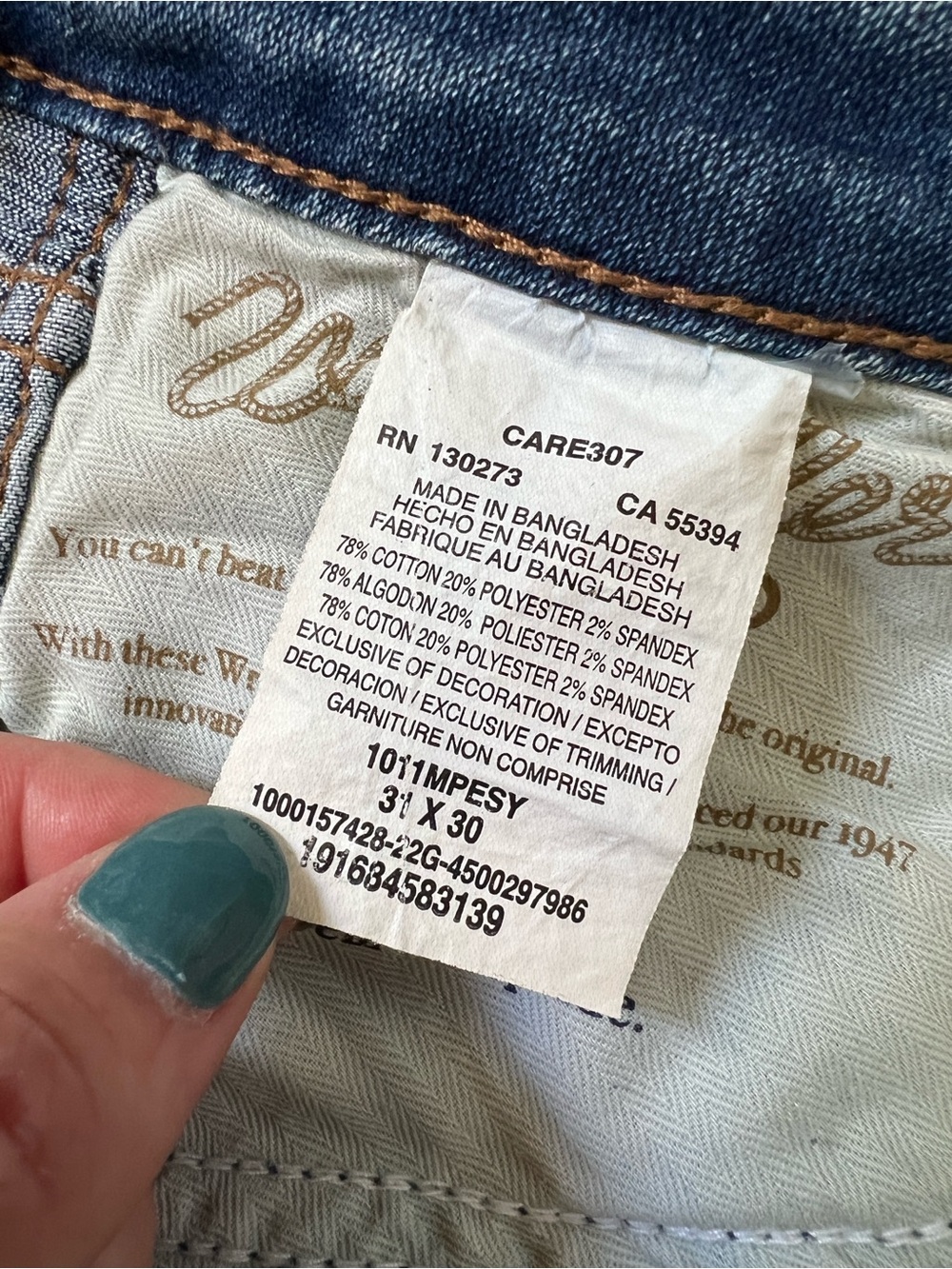Wrangler Retro 1011MPSEY - Picture 6 of 6